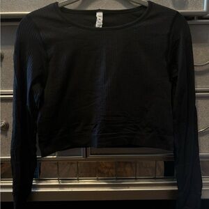 lululemon athletica Black Ebb to Street Long-Sleeve Shirt
